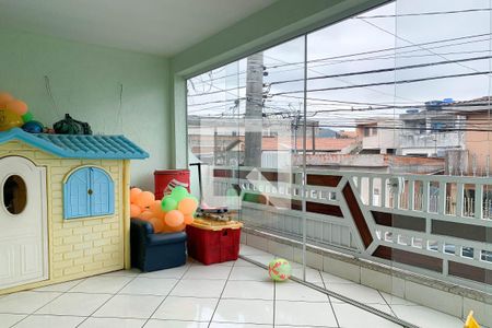 Varanda da Sala de casa para alugar com 3 quartos, 130m² em Munhoz Júnior, Osasco