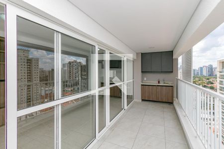 Varanda de apartamento à venda com 2 quartos, 65m² em Brooklin Paulista, São Paulo