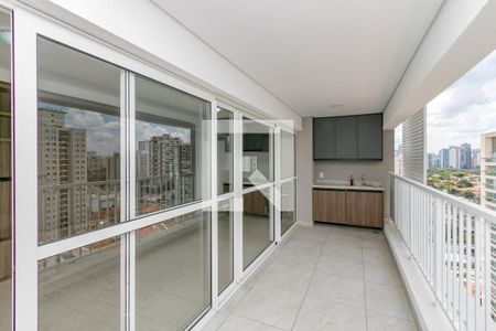 Varanda de apartamento para alugar com 2 quartos, 65m² em Brooklin Paulista, São Paulo