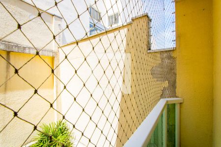 Varanda do quarto 1 de apartamento para alugar com 2 quartos, 55m² em Vila Pires, Santo André