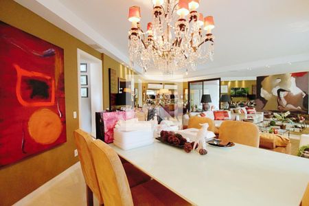Sala de Jantar de apartamento à venda com 3 quartos, 320m² em Real Parque, São Paulo