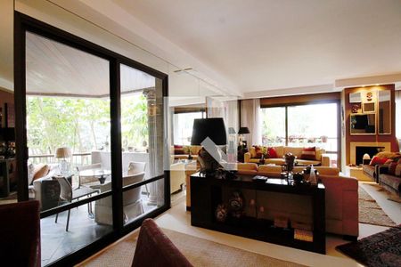 Sala de apartamento à venda com 3 quartos, 320m² em Real Parque, São Paulo