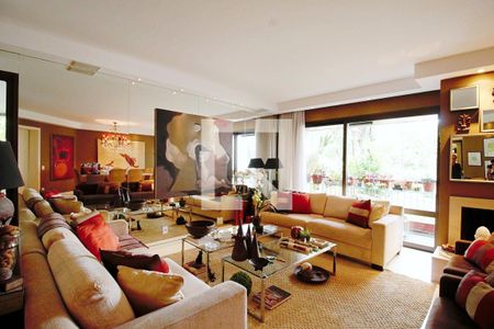 Sala de apartamento à venda com 3 quartos, 320m² em Real Parque, São Paulo