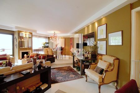 Sala de apartamento à venda com 3 quartos, 320m² em Real Parque, São Paulo