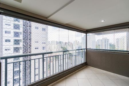 Varanda da Sala de apartamento para alugar com 2 quartos, 81m² em Vila Andrade, São Paulo
