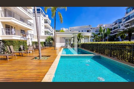 Área comum - Piscina de apartamento à venda com 1 quarto, 59m² em Jardim Leonor, São Paulo