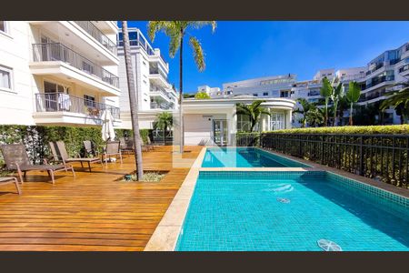 Área comum - Piscina de apartamento à venda com 1 quarto, 59m² em Jardim Leonor, São Paulo