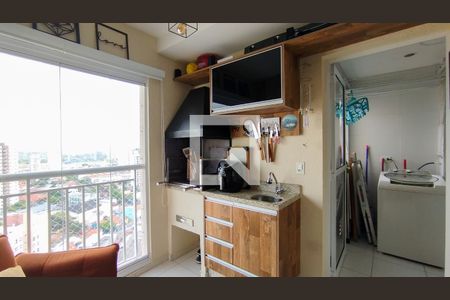 Varanda Gourmet de apartamento para alugar com 2 quartos, 66m² em Fundação, São Caetano do Sul