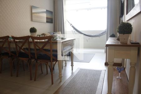 Sala de apartamento para alugar com 1 quarto, 52m² em José Menino, Santos