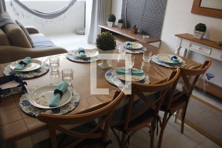 Sala de apartamento para alugar com 1 quarto, 52m² em José Menino, Santos