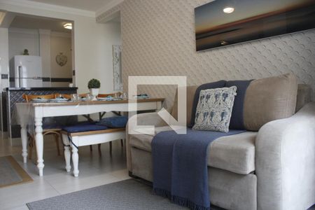 Sala de apartamento para alugar com 1 quarto, 52m² em José Menino, Santos