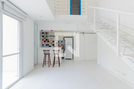 Sala de apartamento para alugar com 1 quarto, 51m² em Pinheiros, São Paulo