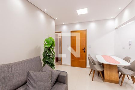 Sala de apartamento à venda com 3 quartos, 70m² em Vila Curuçá, Santo André