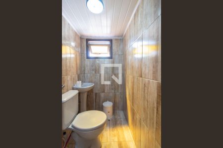 Apartamento para alugar com 80m², 2 quartos e 1 vagaBanheiro da área da churrasqueira