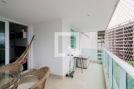 Varanda da Sala de apartamento à venda com 3 quartos, 93m² em Jacarepaguá, Rio de Janeiro