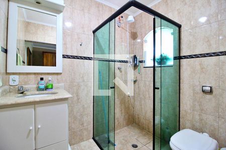 Banheiro da Suíte de casa à venda com 3 quartos, 220m² em Jardim Santo Alberto, Santo André