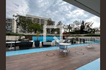 Área comum - piscina de apartamento para alugar com 3 quartos, 91m² em Recreio dos Bandeirantes, Rio de Janeiro