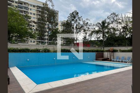 Área comum - piscina de apartamento para alugar com 3 quartos, 91m² em Recreio dos Bandeirantes, Rio de Janeiro