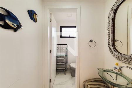 Lavabo de apartamento para alugar com 5 quartos, 171m² em Balneario Guarujá, Guarujá