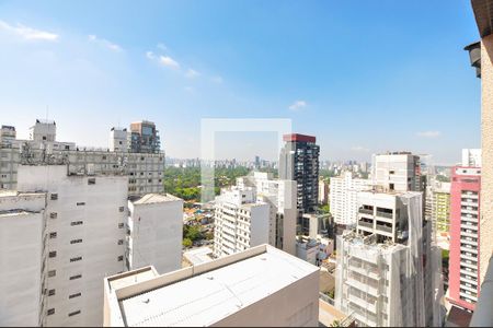 Vista da Varanda da Sala 1 de apartamento à venda com 1 quarto, 77m² em Pinheiros, São Paulo