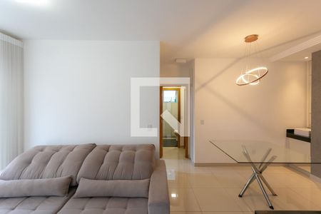 Sala de apartamento à venda com 2 quartos, 63m² em Santo Antônio, Belo Horizonte