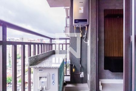 Varanda da Sala de kitnet/studio para alugar com 1 quarto, 30m² em Vila Santa Catarina, São Paulo