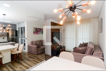 Sala de apartamento para alugar com 2 quartos, 66m² em Jardim Flor da Montanha, Guarulhos