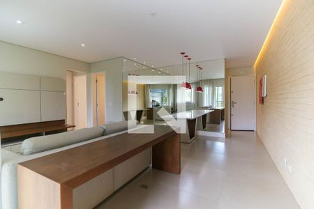 Sala de apartamento para alugar com 1 quarto, 77m² em Vila Andrade, São Paulo