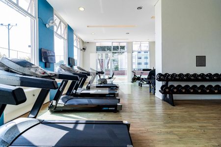 Studio para alugar com 33m², 1 quarto e 1 vaga Studio para alugar com 33m², 1 quarto e 1 vagaAcademia