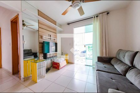 Sala de apartamento para alugar com 2 quartos, 77m² em Grajaú, Belo Horizonte