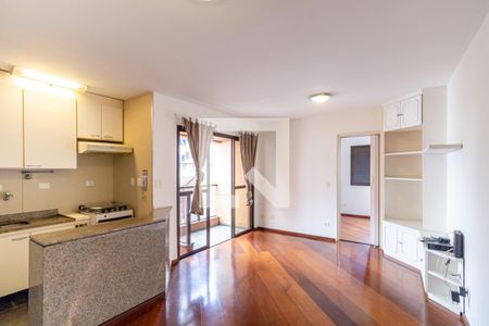 Sala de apartamento à venda com 1 quarto, 45m² em Santa Cecília, São Paulo
