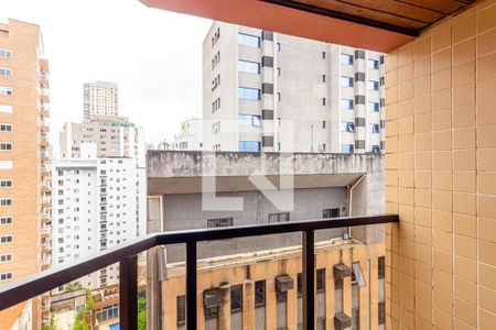 Varanda de apartamento à venda com 1 quarto, 45m² em Santa Cecília, São Paulo