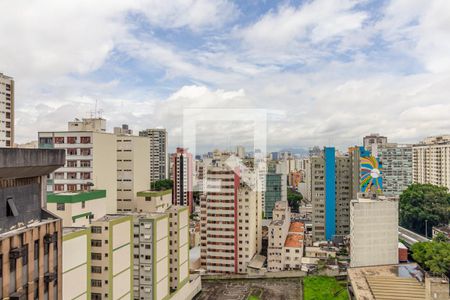 Vista do Quarto - Suíte de apartamento à venda com 1 quarto, 45m² em Santa Cecília, São Paulo