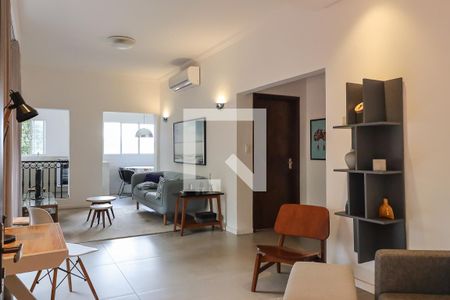 Sala de casa de condomínio para alugar com 2 quartos, 75m² em Jardim Sumaré, Ribeirão Preto