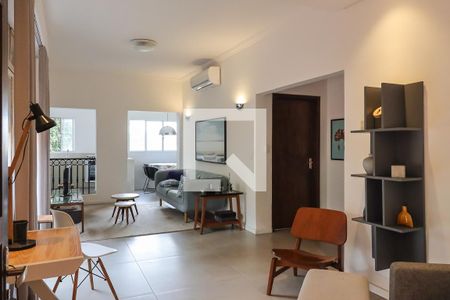 Sala de casa de condomínio para alugar com 2 quartos, 75m² em Jardim Sumaré, Ribeirão Preto