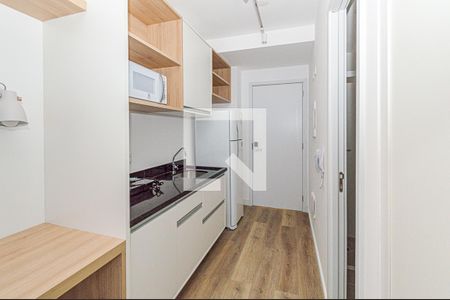 Cozinha de kitnet/studio para alugar com 1 quarto, 25m² em Consolação, São Paulo