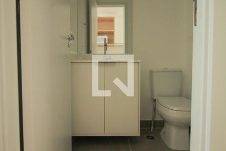 Banheiro  de kitnet/studio para alugar com 1 quarto, 25m² em Consolação, São Paulo