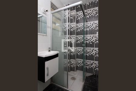 Banheiro de kitnet/studio à venda com 1 quarto, 37m² em Barra Funda, São Paulo