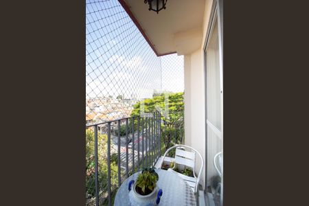 Varanda da Sala de apartamento à venda com 2 quartos, 59m² em Vila Amélia, São Paulo