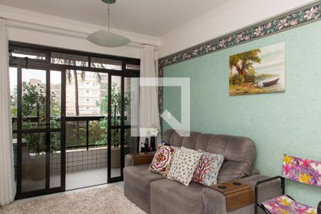 Sala de apartamento para alugar com 2 quartos, 63m² em Jardim Las Palmas, Guarujá