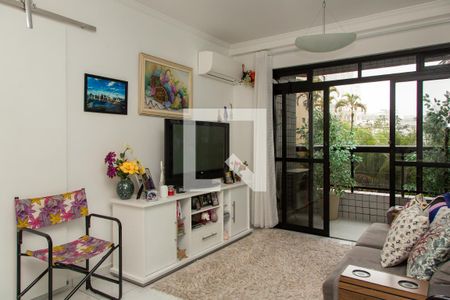 Sala de apartamento para alugar com 2 quartos, 63m² em Jardim Las Palmas, Guarujá
