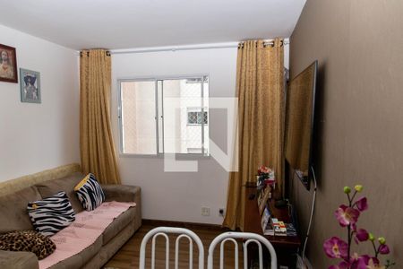 Sala de apartamento à venda com 2 quartos, 53m² em Vila Nogueira, Diadema
