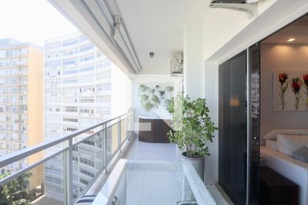 Varanda de apartamento para alugar com 2 quartos, 96m² em Morro do Maluf, Guarujá