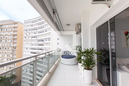 Varanda de apartamento para alugar com 2 quartos, 96m² em Morro do Maluf, Guarujá