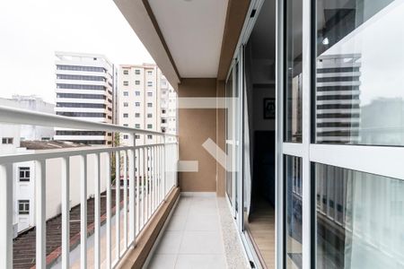 Studio à venda com 27m², 1 quarto e sem vagaVaranda