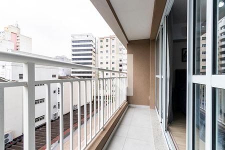 Studio à venda com 27m², 1 quarto e sem vagaVaranda