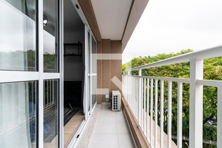 Studio à venda com 27m², 1 quarto e sem vagaVaranda