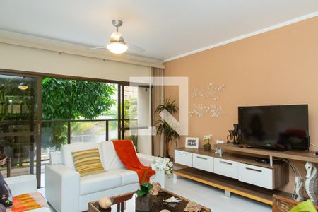 Sala de apartamento para alugar com 3 quartos, 145m² em Balneario Guarujá, Guarujá