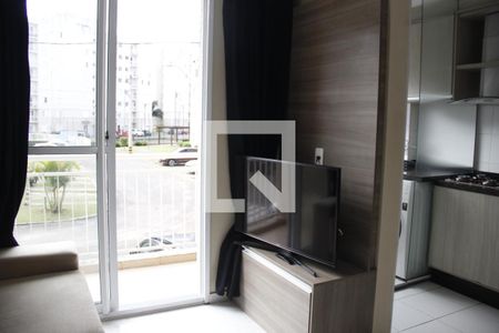 Sala de apartamento para alugar com 2 quartos, 46m² em Conjunto Residencial Irai, Suzano