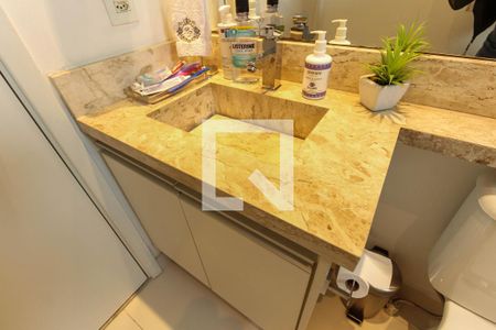 Apartamento à venda com 100m², 2 quartos e 2 vagasDetalhe Banheiro Suíte 1